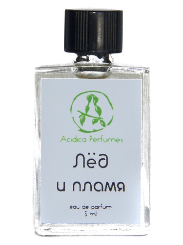 Frasco de Ice And Flames, de Acidica Perfumes