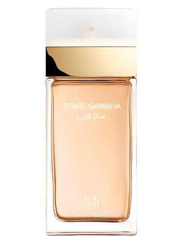 Frasco de Light Blue Sun, de Dolce&Gabbana