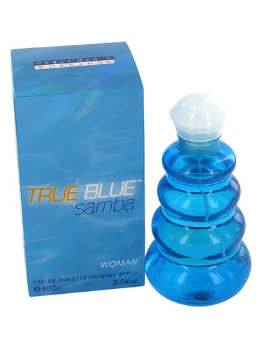 Frasco de Samba True Blue Woman, de Perfumer's Workshop