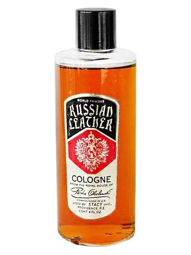 Frasco de Russian Leather Cologne, de Prince Obolenski