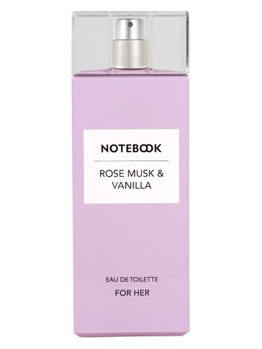 Frasco de Rose Musk & Vanilla, de Notebook