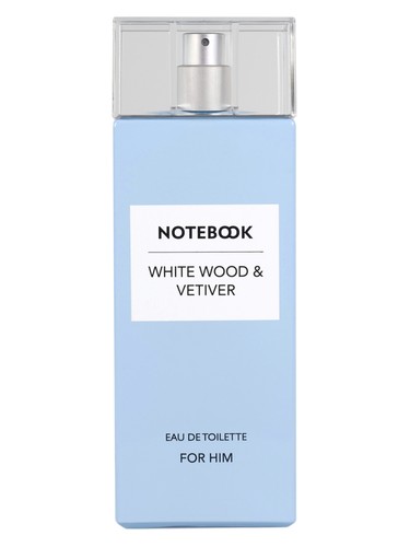 Frasco de White Wood & Vetiver, de Notebook