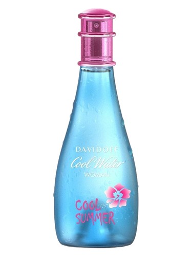 Frasco de Cool Water Woman Cool Summer — Davidoff