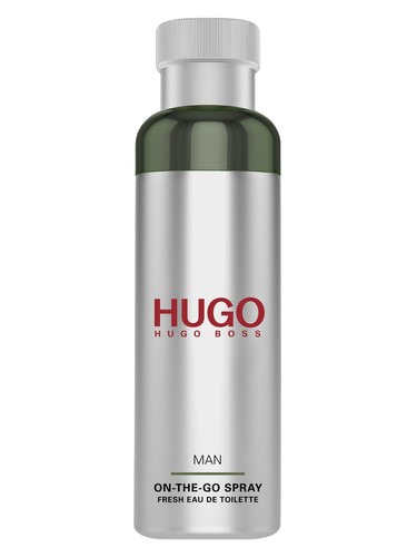Frasco de Hugo Man On The Go Spray, de Hugo Boss