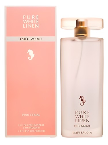 Frasco de Pure White Linen Pink Coral — Estée Lauder