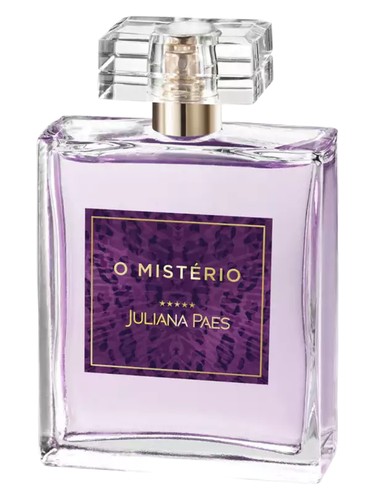 Frasco de O Mistério, de Juliana Paes