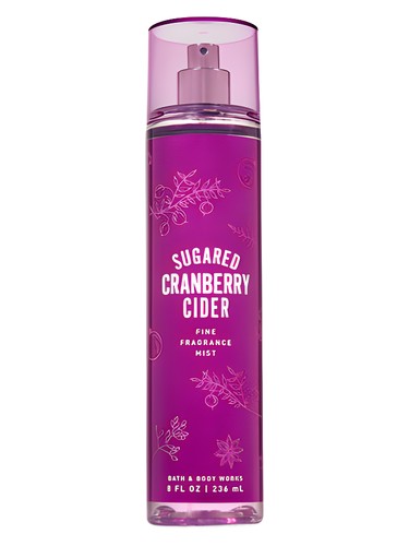 Frasco de Sugared Cranberry Cider, de Bath & Body Works