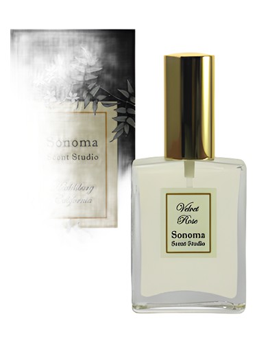 Frasco de Velvet Rose, de Sonoma Scent Studio