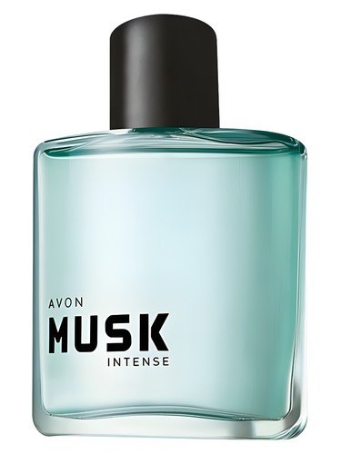 Frasco de Musk Intense, de Avon