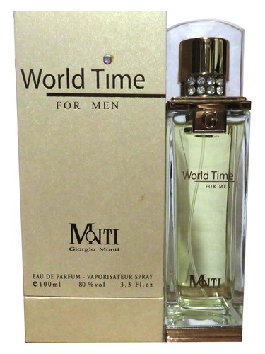 Frasco de World Time, de Giorgio Monti