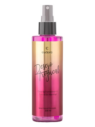 Frasco de Desejo Tropical, de Eudora