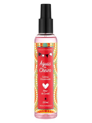Frasco de Águas de Cheiro Amor de Cordel, de Água de Cheiro