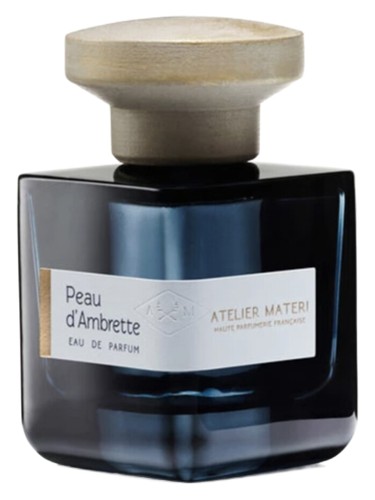 Frasco de Peau D'Ambrette, de Atelier Materi