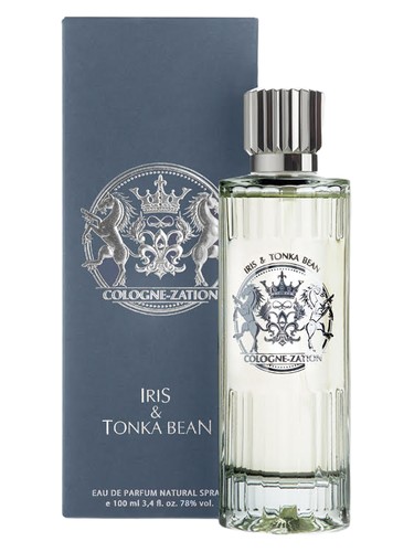 Frasco de Iris & Tonka Bean, de Cologne-Zation