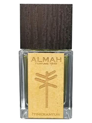 Frasco de Itinerantur — Almah Parfums 1948