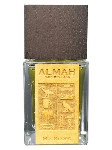 Frasco de Mr. Keops — Almah Parfums 1948