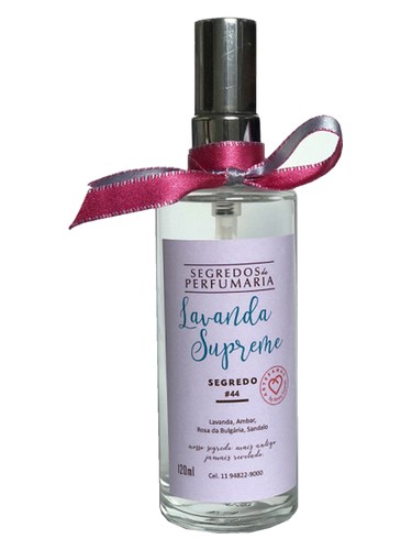 Frasco de Lavanda Supreme, de Segredos de Perfumaria