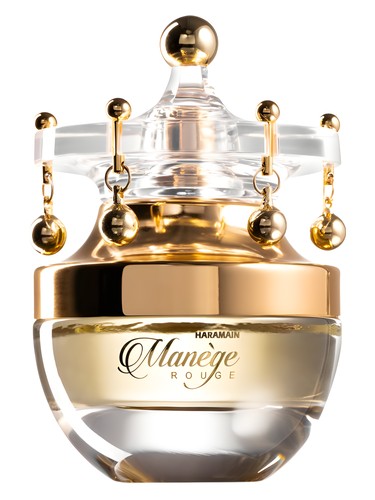 Frasco de Manege Rouge, de Al Haramain Perfumes