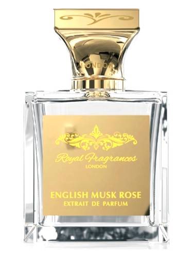 Frasco de English Musk Rose, de Royal Fragrances London