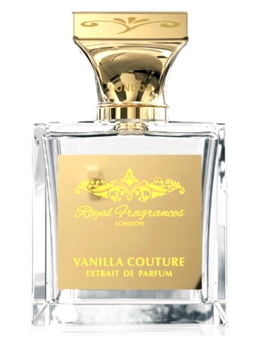 Frasco de Vanilla Couture, de Royal Fragrances London