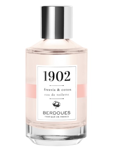 Frasco de Freesia & Coton, de Parfums Berdoues