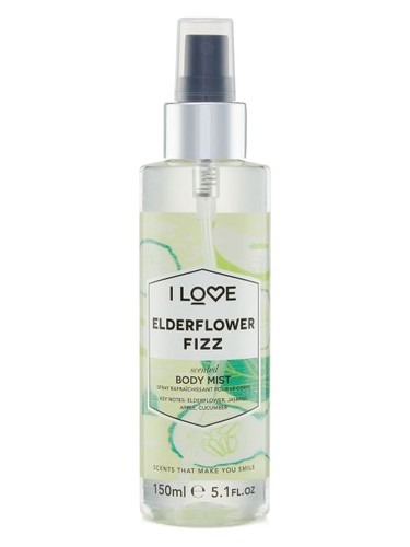 Frasco de Elderflower Fizz, de I LOVE