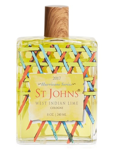 Frasco de West Indian Lime Cologne Hurricane Series, de St. Johns
