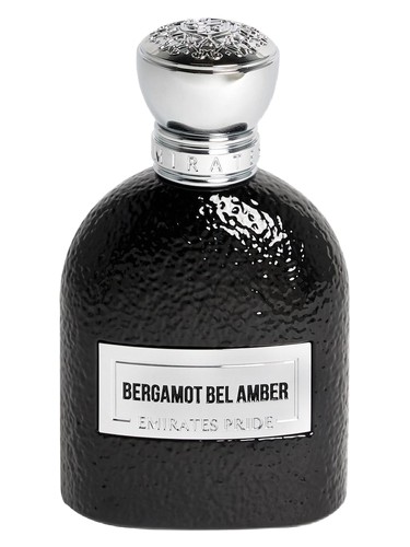 Frasco de Bergamot Bel Amber, de Emirates Pride Perfumes