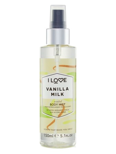 Frasco de Vanilla Milk, de I LOVE
