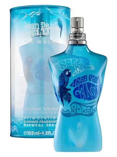 Frasco de Le Male Summer Fragrance 2009, de Jean Paul Gaultier