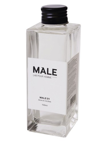 Frasco de Male 01, de Male Lab Pour Homme