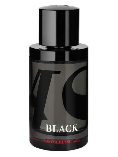 Frasco de MS Black, de Parfums Marco Serussi