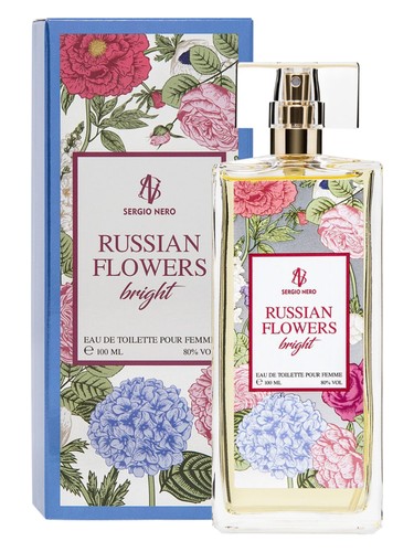 Frasco de Russian Flowers Bright, de Sergio Nero