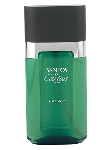 Frasco de Santos Eau de Sport, de Cartier