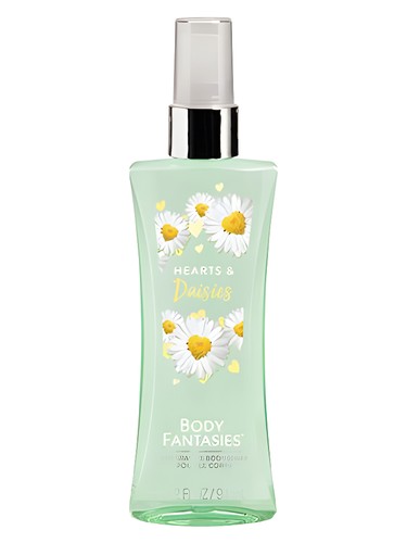 Frasco de Hearts & Daisies, de Body Fantasies