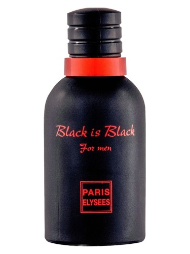 Frasco de Black Is Black, de Paris Elysees