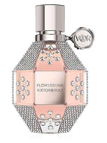 Frasco de Flowerbomb Swarovski Edition 2020, de Viktor&Rolf