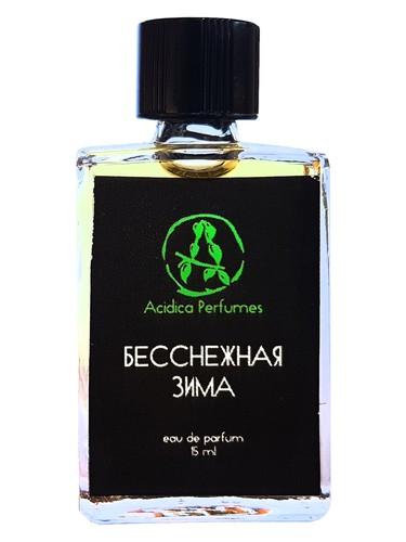 Frasco de Snowless winter (Бесснежная зима), de Acidica Perfumes