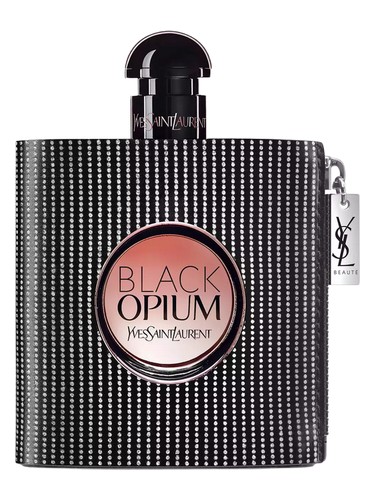 Frasco de Black Opium Crystal Jacket, de Yves Saint Laurent
