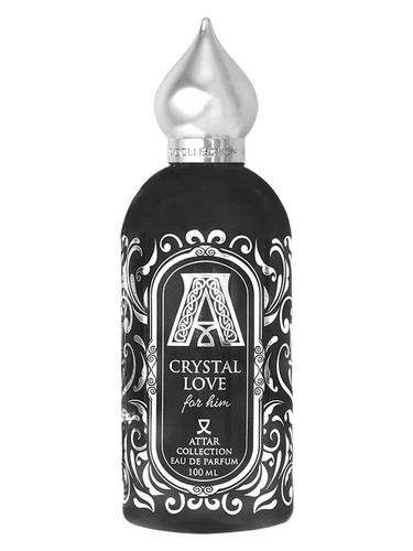 Frasco de Crystal Love For Him, de Attar Collection