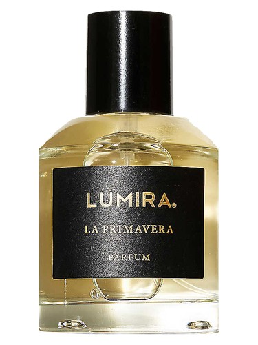 Frasco de La Primavera Parfum, de Lumira