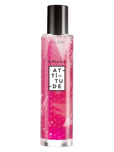 Frasco de Attitude Amour, de Avon
