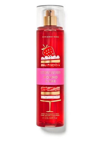 Frasco de Strawberry Pound Cake — Bath & Body Works