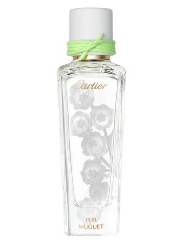 Frasco de Pur Muguet, de Cartier