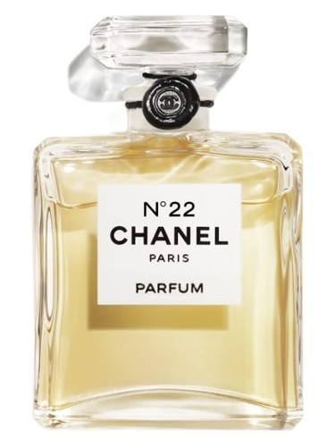 Frasco de No 22 Parfum, de Chanel