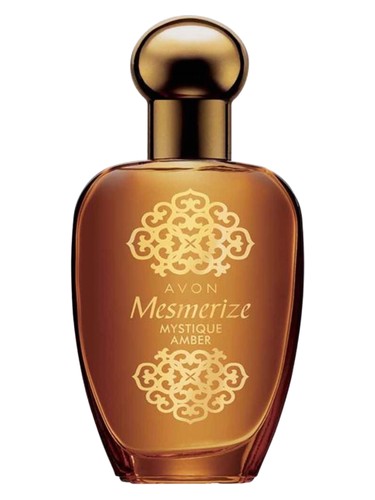 Frasco de Mesmerize Mystique Amber, de Avon