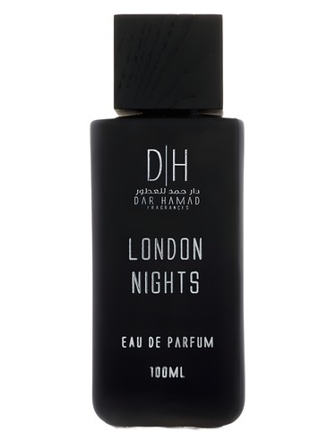 Frasco de London Nights, de Dar Hamad Perfumes