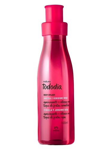 Frasco de Ameixa e Gengibre Rosa, de Natura