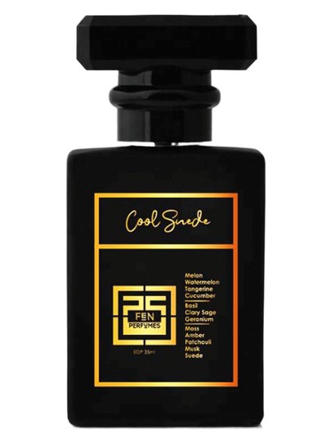 Frasco de Cool Suede, de FEN Perfumes