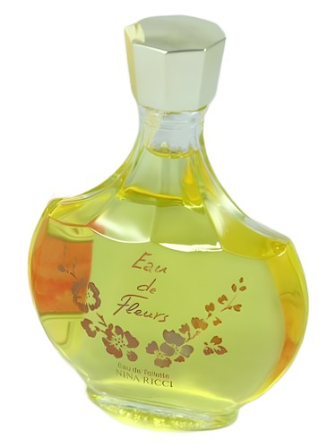 Frasco de Eau de Fleurs, de Nina Ricci